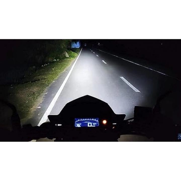 Generic Pack Of 2 15 Led White Bike Led Light Driving Waterproof Headlights Fog Lamp Lighting (White)