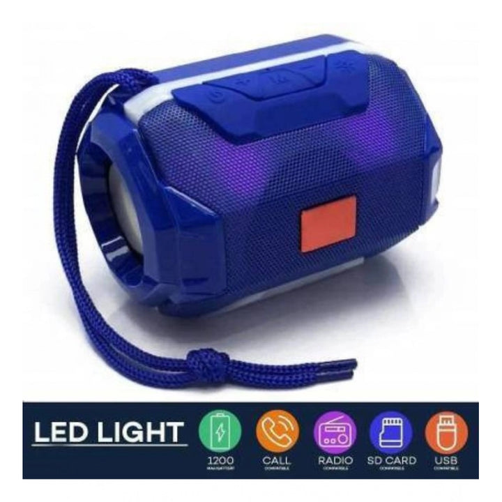 Generic Plastic Rubber Wireless A005 Bluetooth Speaker (Blue)