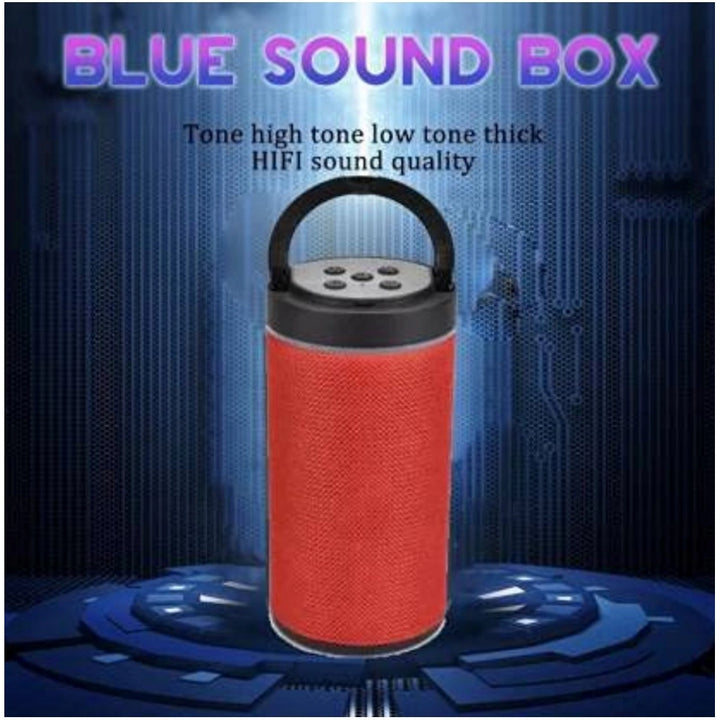 Generic Plastic Rubber Wireless KT125 Bluetooth Speaker (Red)