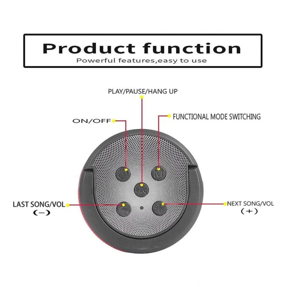 Generic Plastic Rubber Wireless KT125 Bluetooth Speaker (Blue)