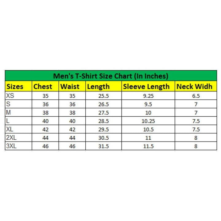 Generic Men's Casual Cotton Blend Printed Round Neck Half Sleeve T-Shirt (Black)