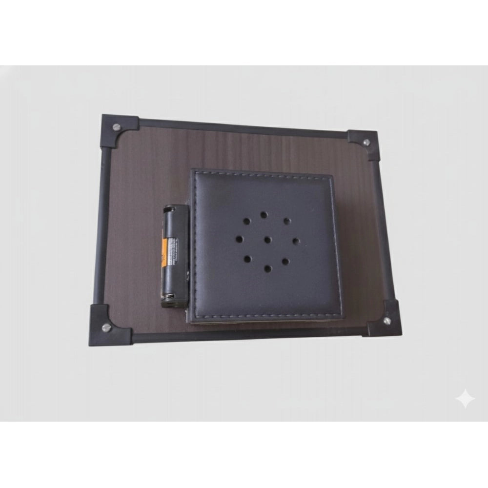 Generic Wooden Tirupati Balaji Padmavati Venkateshwara Swamy Table Top Devotional Player (Multicolor)