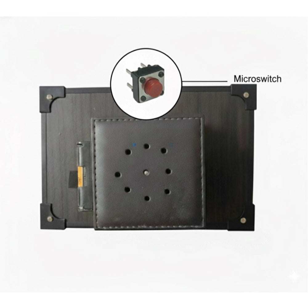 Generic Wooden Macca Madina Haj Table Top "Allah Hu Akbar" Player (Multicolor)