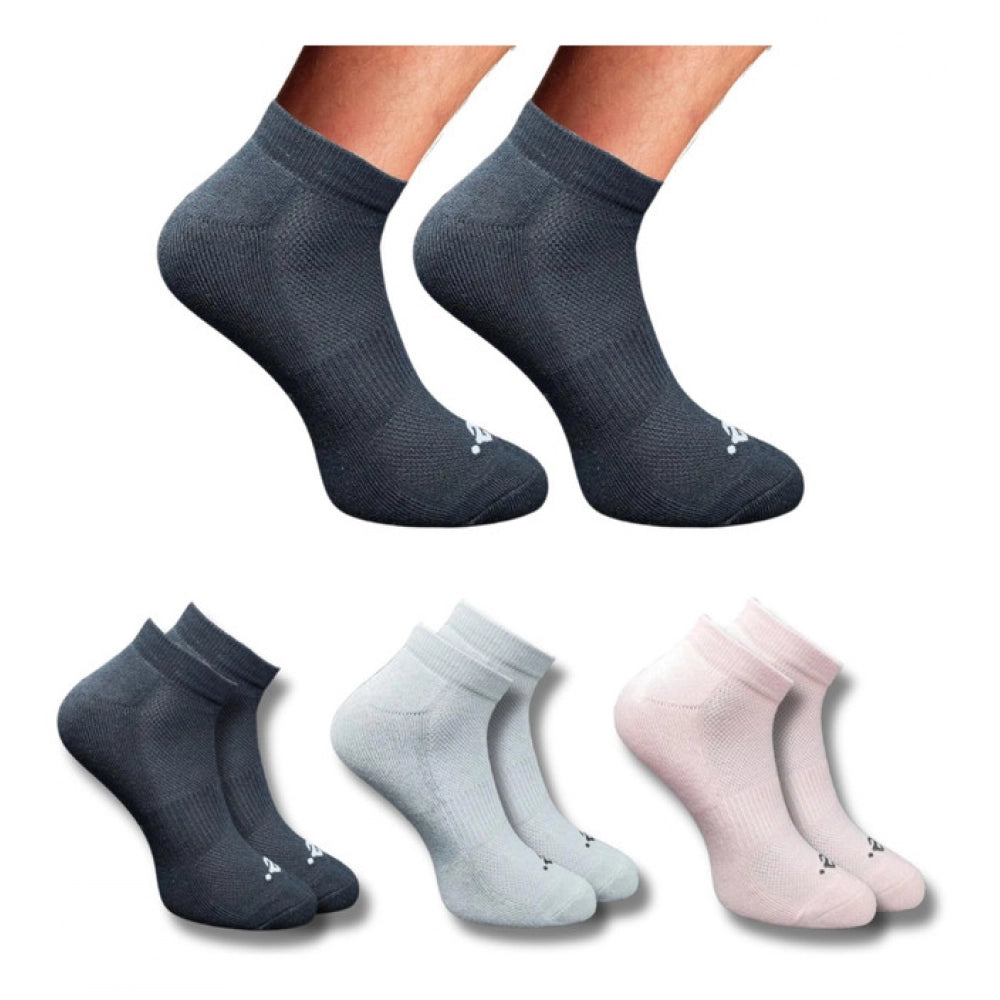 Generic 3_Pair Set Unisex Casual Cotton Printed Low Cut Socks (Multicolor)