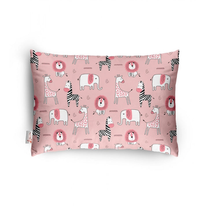Generic Soft Plush Printed Baby Infant Pillow for Kids Age 1 To 5 Years (Pink)